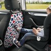 Organizador de asiento trasero de coche con diseño de símbolo