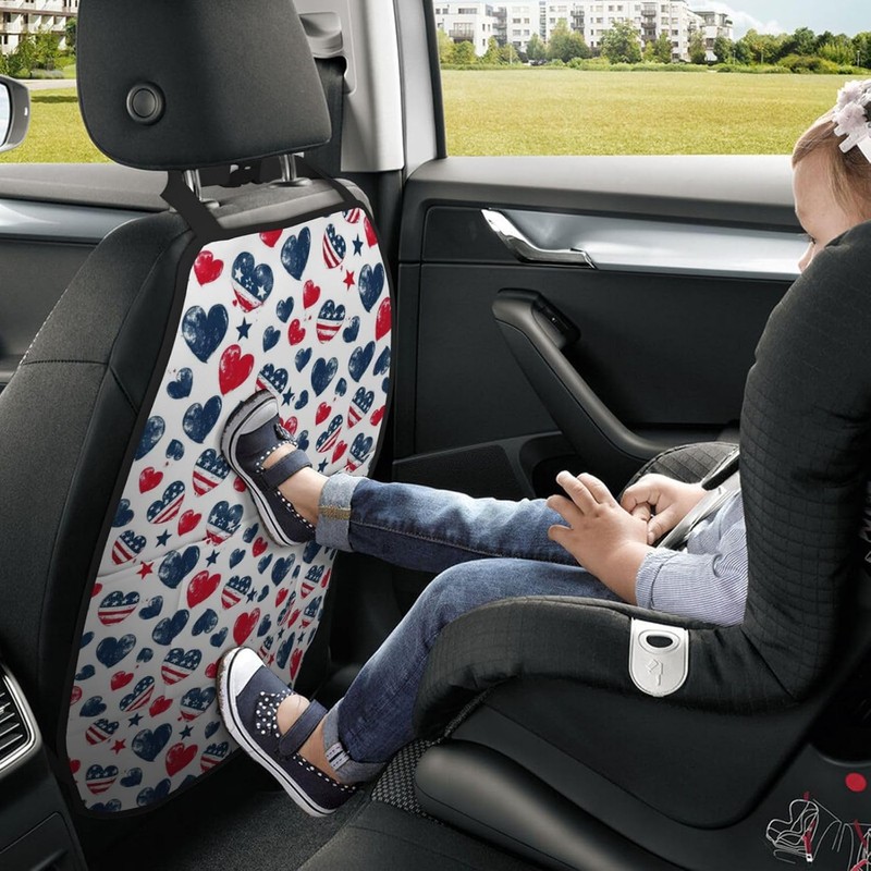 Organizador de asiento trasero de coche con diseño de símbolo