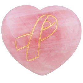 Nupuyai Gemstone Heart Worry Stone Crystal Healing Stone Lucky Charm Stone Heart 4 cm for Reiki Healing Meditation