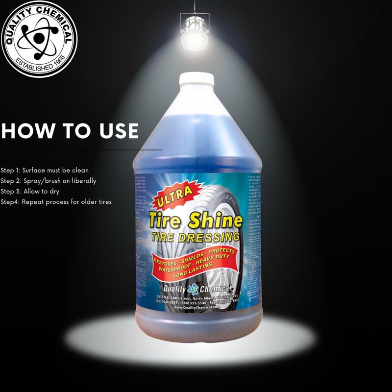 Quality Chemical Ultra Tire Shine Solvent-Based Tire Dressing / 1
