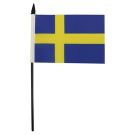 AZ FLAG - Table Flag Sweden - 15 x 10 cm - Swedish Table Flag 10 x 15 cm - Flags