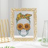 MaiYiYi DIY Skull Crystal Diamond Art Tabletop Kit Cute Skull