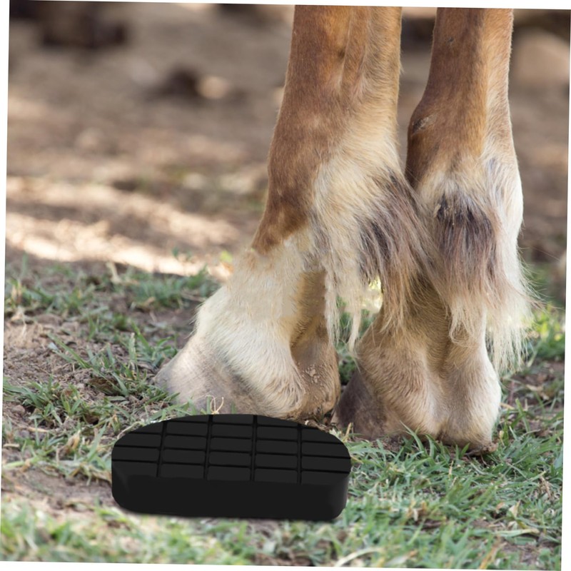 IWOWHERO Rubber Hoof Pads for Horse Sheep Essential Hoof Care