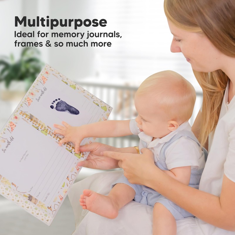 4-Pack Inkless Baby Hand and Footprint Kit - Mess Free