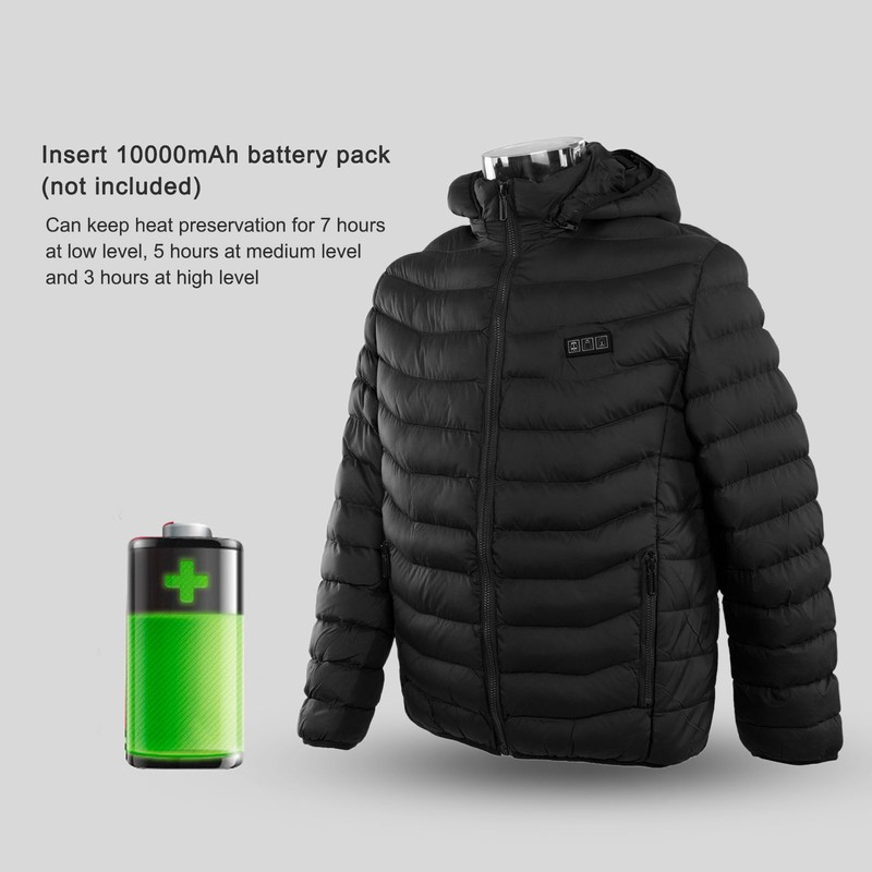 11 Areas Heated Jacket Outdoor USB Electric Heating Jackets Warm