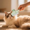 Pet Combs, Flea Comb for Dogs with One-Click Self-Cleaning Button,