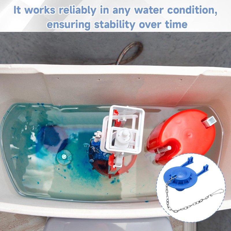 Toilet Flapper 2 Inch Replacement Kit, Universal Toilet Tank Flapper,
