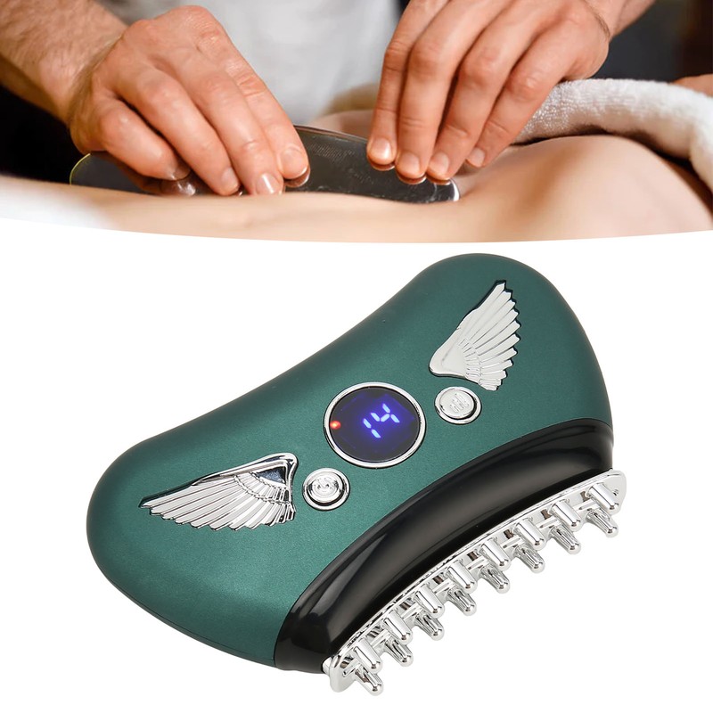 Electric Meridian Brush 16 Levels Hot Compress Microcurrent Rechargeable Sculpting