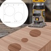 inBovoga 3 Pcs Router Templates for Woodworking, 4 * 3.92