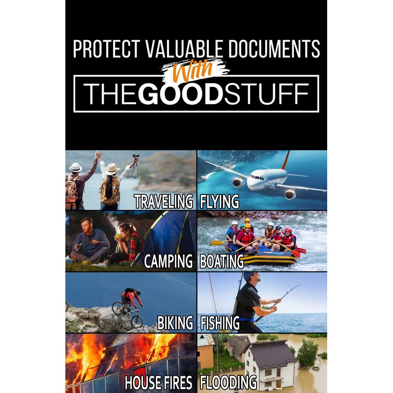 Fireproof Document Bag Legal Size: 15" x 11" [2000°F UL