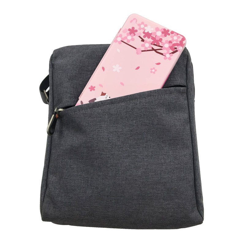 PGRTYOF Switch & Switch OLED用ゲームカードケース、【耐衝撃】ハードシェル保護・耐久24スロットカード＆24スロットマイクロSDカード収納ホルダーボックス、スリムでポータブル (さくら)