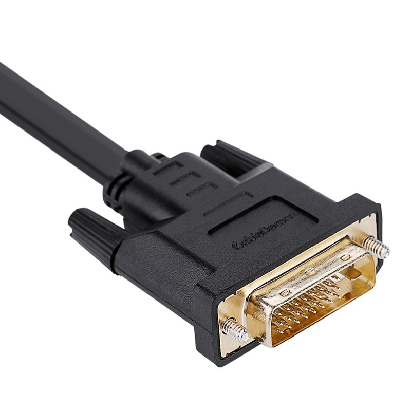 CableDeconn 1080P DVI 24+1 Male To VGA Male Adapter Converter