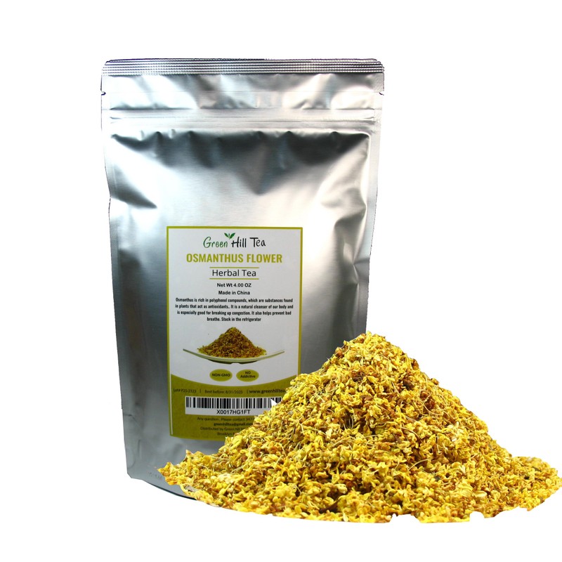 Green Hill Tea Osmanthus Flower Dried – Premium– Fragrant Osmanthus