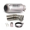 Unbranded For CFMoto 450SR 450SS 450NK All Years Silver Muffler