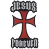 Hot Leathers Jesus Forever Patch (6" Width x 11" Height)
