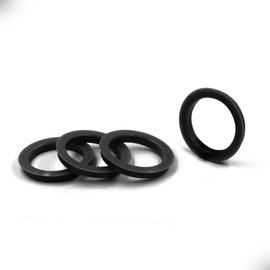 Wheel Accessories Parts Set of 4 Hub Centric Ring 74.10mm OD to 59.20mm Hub ID, Black Polycarbonate (Wheel Hub Ring, 4 Pack, 74.10 mm OD to 59.20 mm ID Wheel Centerbore, Polycarbonate)