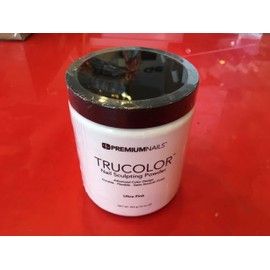 Premium Nail Acrylic Nails Trucolorpowder - 16oz/453g - Ultra Pink