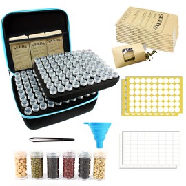 240 Slots Seed Storage Organizer with 30 Envelopes Portable Sturdy Seeds Container Box Airtight Garden Seed Saver Saving Kit (large-240 Slots)