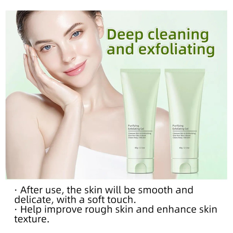 Gel Exfoliante Purificante, Exfoliante Facial De Limpieza Pr