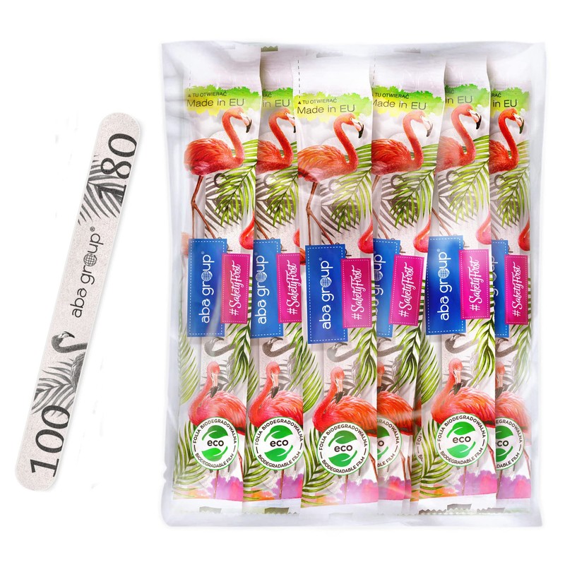 Aba Group Nail File Set Professional - Double-Sided Nail Files