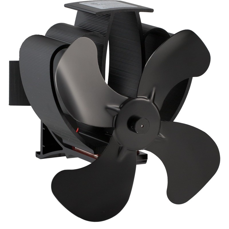 Valo VK000604 Stove Fan for Stove Pipe, Magnetic, Powerless, Low