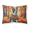 Caroline's Treasures Pit Bull Terrier Fall Fabric Standard Pillowcase Lightweight