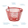Prevue Pet Products 8 Inch Red Vinyl Coated Metal Egg