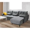Granbest Super Soft Thick L-Shaped Sofa Cover, Non-Slip Chaise Lounge