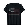 American Flag Arrows Bow Hunting Archery Gift T-Shirt for Women