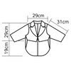 Artec 18314 Soft Satin Jacket, White, Costume, Cosplay, Recitals, Play