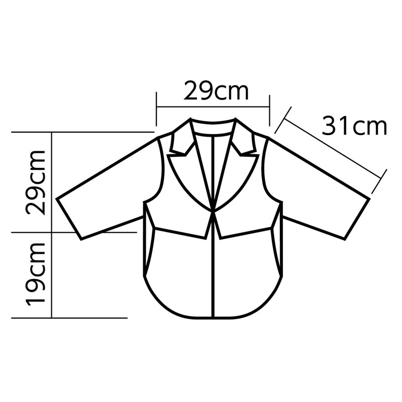 Artec 18314 Soft Satin Jacket, White, Costume, Cosplay, Recitals, Play