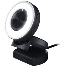 Razer Kiyo RZ19-02320100-R3M1-A Webcam 1080p/30FPS 720p/60FPS with Ring Light, Autofocus, Up and Down Angle, Supports Windows OBS Xsplit, New Firmware Version