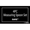 Ganz 4-Piece Measuring Spoon Cardinal Red Silver