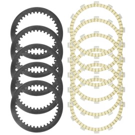 Caltric Clutch Friction Plates Kit for Arctic Cat 400 Manual Transmission FIS 2002- 2008