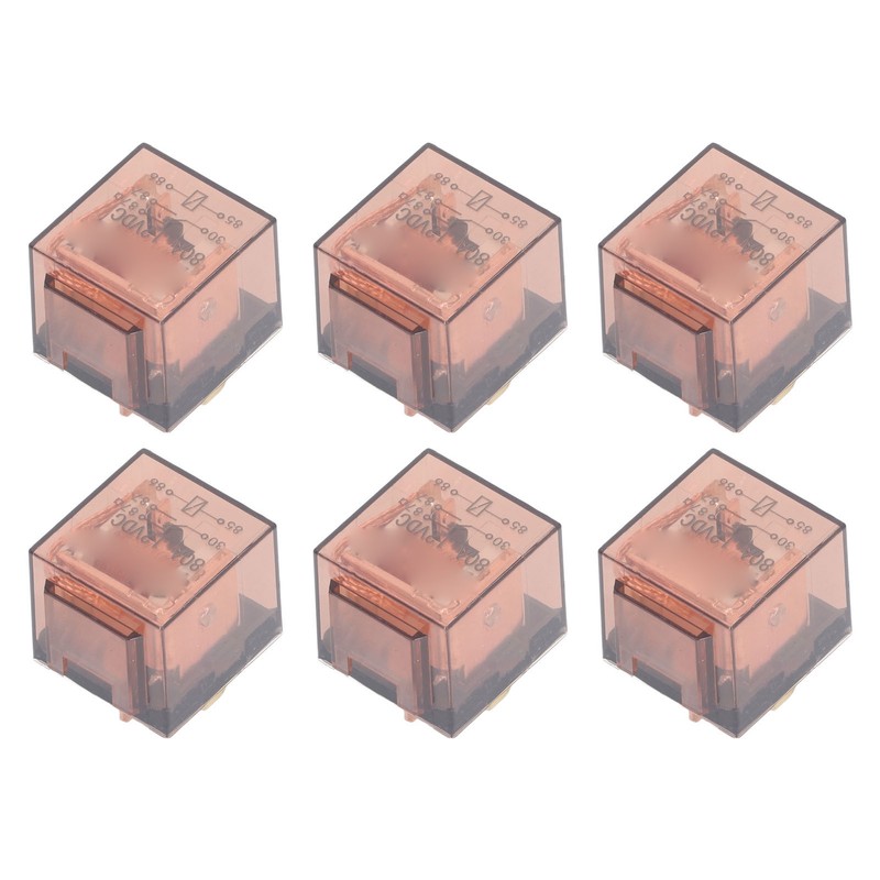 10 Pcs Waterproof Automotive Relay 80A 5 Pin SPDT Universal