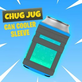 Battle Royale- Chug Jug Can Cooler Sleeve, Insulated Beverage Holder Video Game Inspired Gift for Boys, Girls, Teens - Cool Water Bottle Sleeve for School, Gym, and Parties, 1 Sleeve