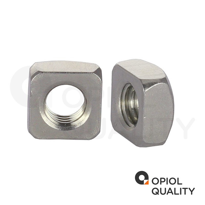 OPIOL QUALITY® Square Nuts DIN 557 M8 Made of Stainless