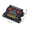 LED Light Strip Dimmer DC 5‑24V 35A PWM Dimming Controller