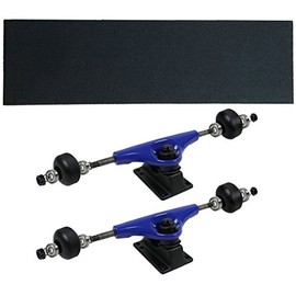 Havok Skateboard Trucks, Wheels, Bearings, Grip, Hardware Truck Package (Blue, 5.0 (7.63"))