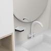 JASSFERRY Soap Dish Holder for Shower Black Wall Mounted Square