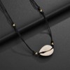 Iaceble Bohemia Shell Rope Necklace Choker Natural Shell Pendant Choker