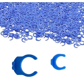 100 PCS 1/4 inch Locking Clips Blue for RO Reverse Osmosis Water Filter Fittings