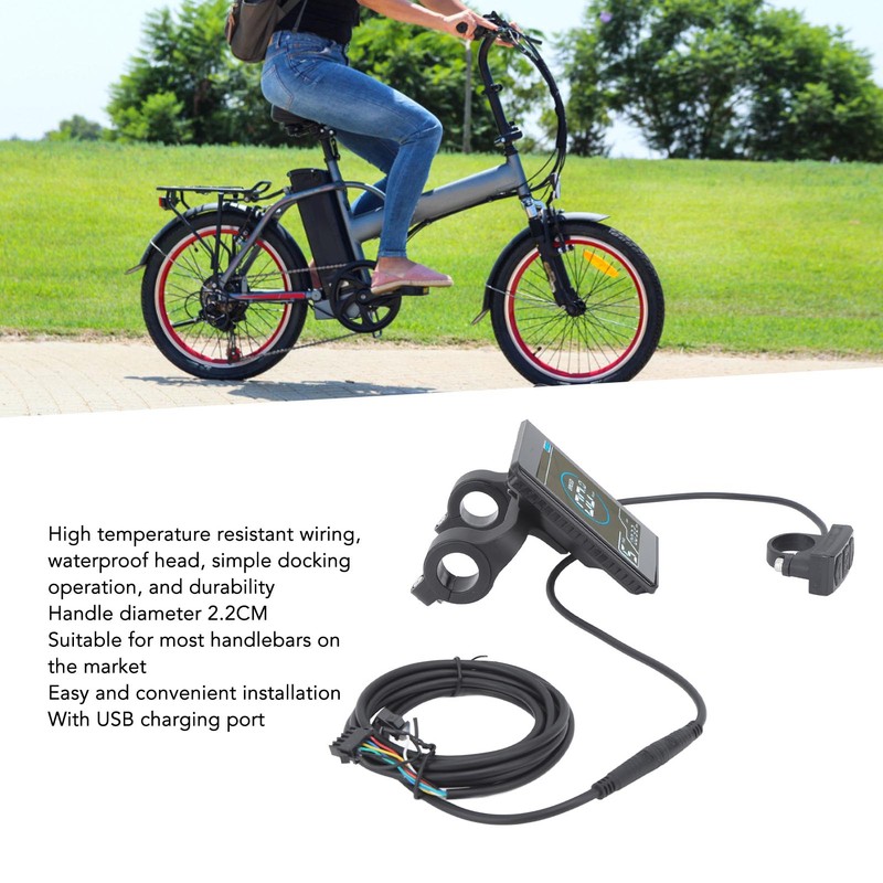 Electric Bike LCD Display Electric Bicycle LCD Display Meter with
