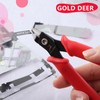 GOLD DEER 5-Inch Diagonal Cutting Pliers Precision Mini Flush Cutters