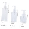 CAXUSD 4pcs 650ml Travel Shampoo Foam Pump Bottles Pp Petg