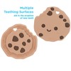 Nuby All Silicone Chocolate Chip Cookie and Chocolate Bar Teether