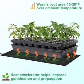 Seedling Heat Mat with Thermostat Durable Waterproof Heat Mat
