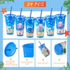 Chuangdi 24 Pcs Under The Sea Party Cups 24 oz