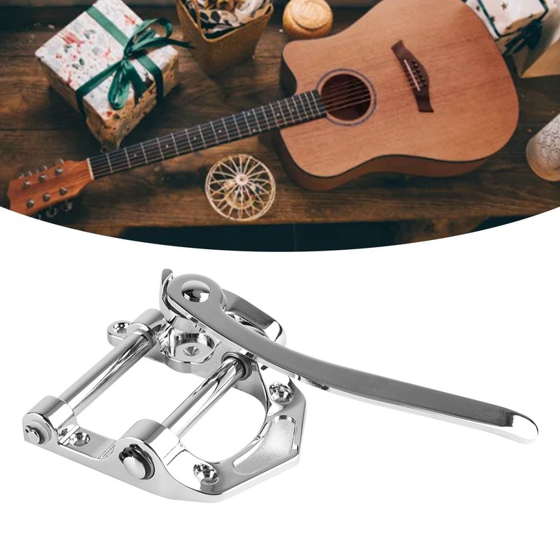 Guitar Tremolo Vibrato Bridge Tailpiece with Small Rocking Rod Jazz