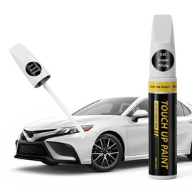 Pholeon ((040) Super White) Touch Up Paint for Toyota, Car Paint Scratch Repair Kit, 2 in 1 Premium Scratch Remover Pen with Exact Color-Matched